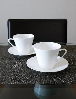 NIKKO EXQUISITE ペアティ&コーヒーセット　ニッコー エクスクイジット 兼用椀皿 230cc カップ&ソーサー　ブログ　口コミ　感想　レビュー　おすすめコーヒーカップ　ティーカップ　白い食器　おしゃれ