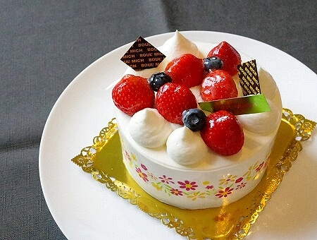 「TABETE」でレスキューした「ブールミッシュ銀座本店」の苺ショートケーキ(4号)