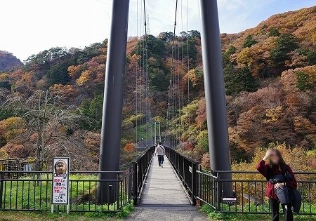 鬼怒川温泉の「鬼怒楯岩大吊橋」