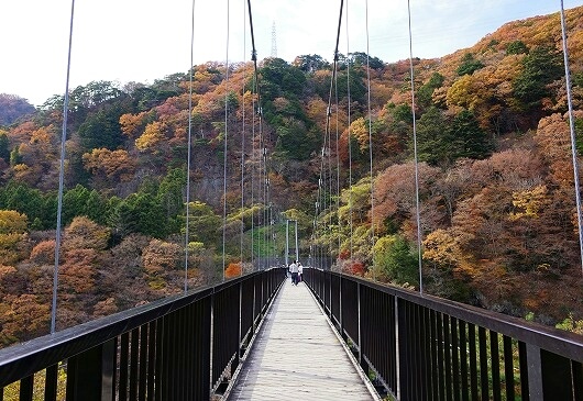 鬼怒川温泉旅行記「鬼怒楯岩大吊橋」