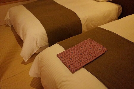 鬼怒川金谷ホテル宿泊記、ターンダウンでの新しい浴衣サービス