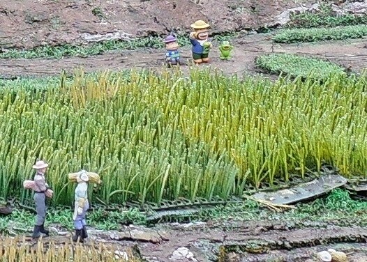 東武ワールドスクウェアのカールおじさんのミニチュア