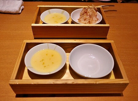 「出汁しゃぶおばんざい おかか 東京」の黒豚おまかせコースの茶碗蒸し