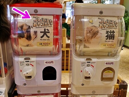 「アニミルお台場店」の犬と猫のプレミアムおやつ
