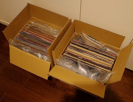 ディスクユニオンのレコード買取に出したレコードの梱包方法