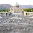 東武ワールドスクウェアのバチカンのサン・ピエトロ大聖堂のミニチュア