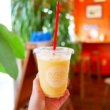 宮古島旅行記　あおぞらパーラー　来間島　おすすめカフェ　スムージーメニュー　AOSORAパーラー　ドリンク　トロピカルスムージー